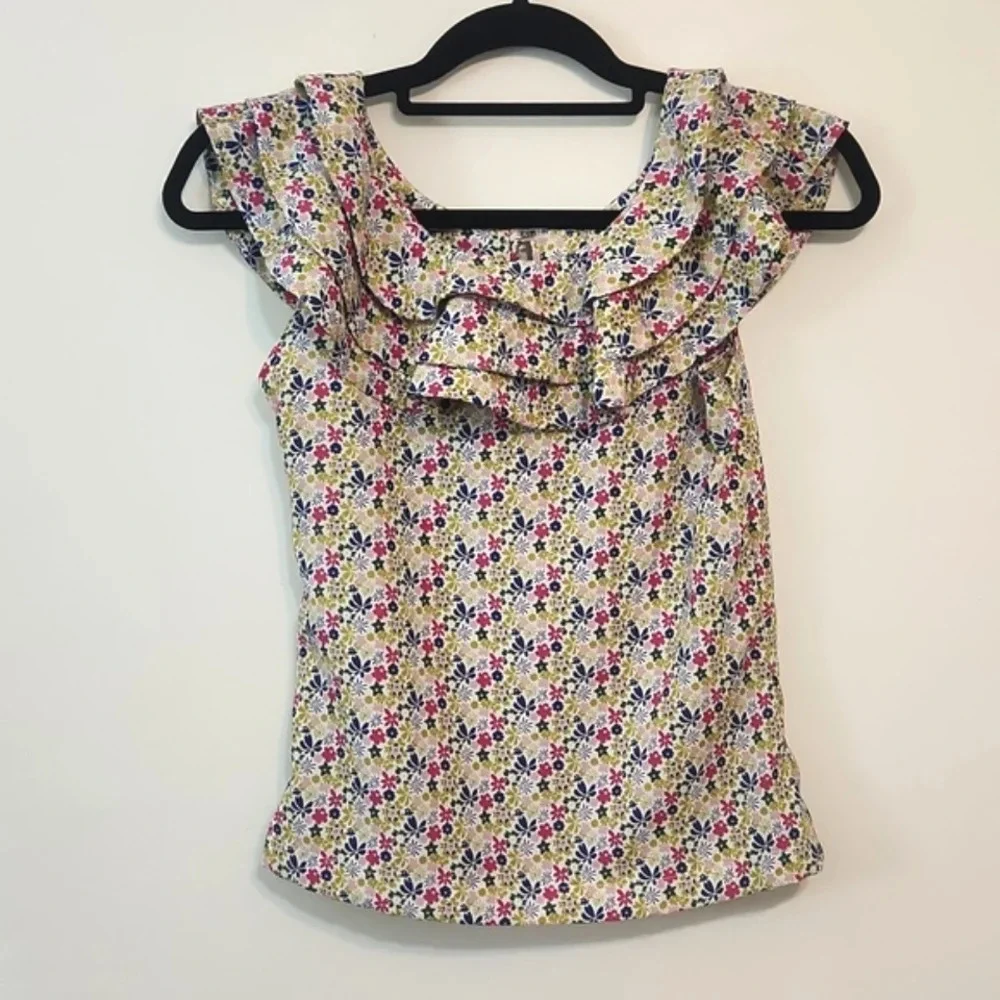 Liberty of London for Target Floral Ruffle Blouse size small - Picture 1 of 3